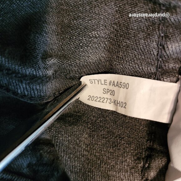 Madewell Jeans 26 Skinny 10" High Rise Button Fly Berkeley Black Wash AA590 - Picture 7 of 13